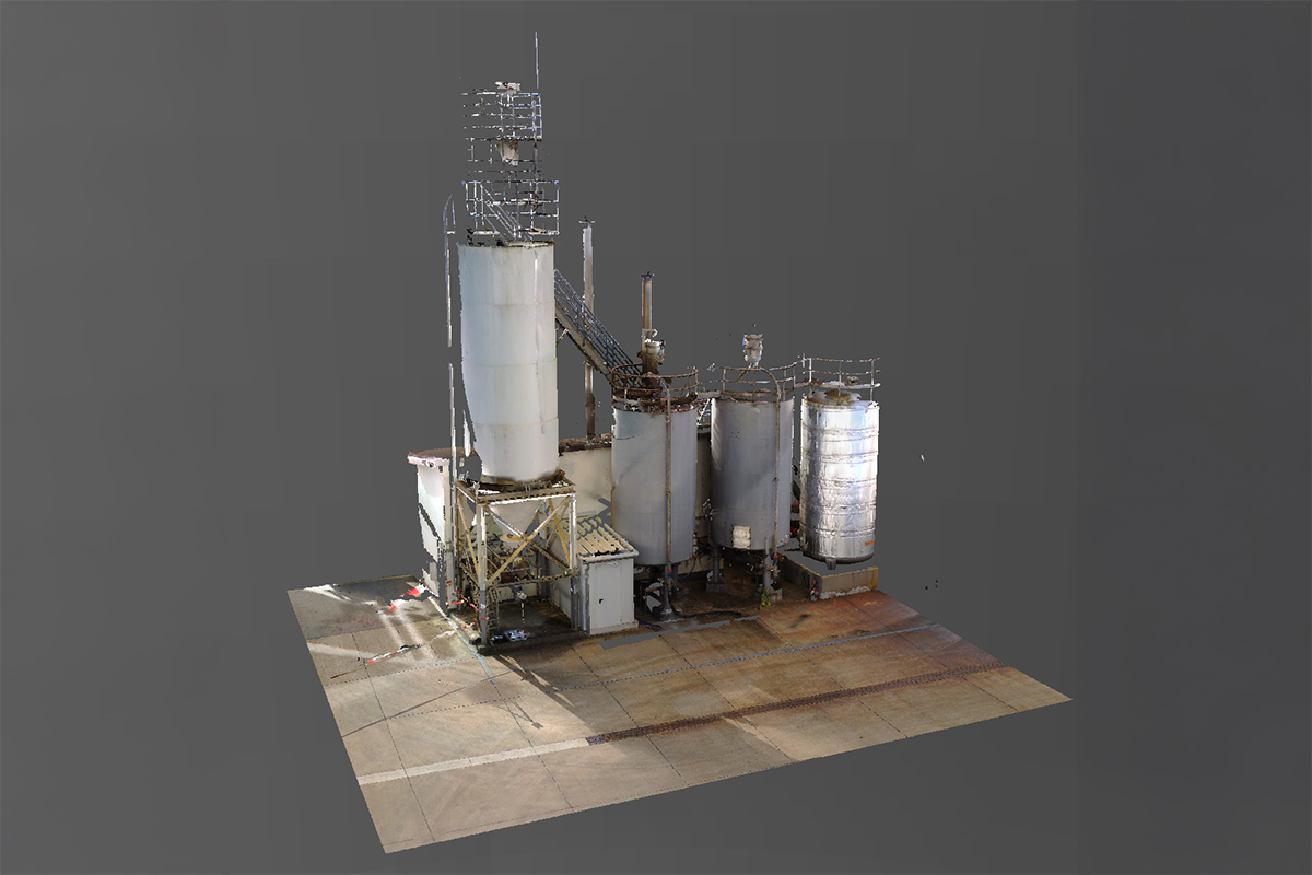 3D Laserscan einer Anlage
